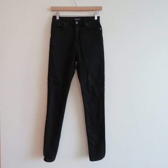 DUTIL High Rise Skinny Jeans in Black Overdye - Size 26 - Picture 2 of 13